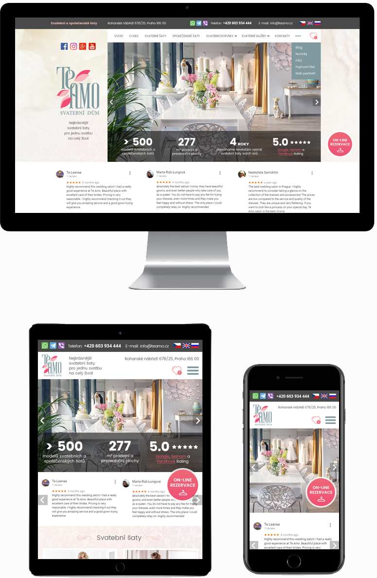 Интернет-магазин по продаже платьев Teamo